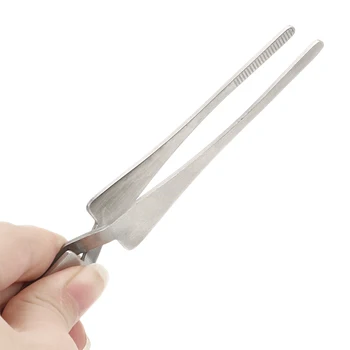 

NICEYARD Cross Lock Stainless Steel Non-slip Tweezers Save Effort Reverse Action Tweezer Maintenance Tools