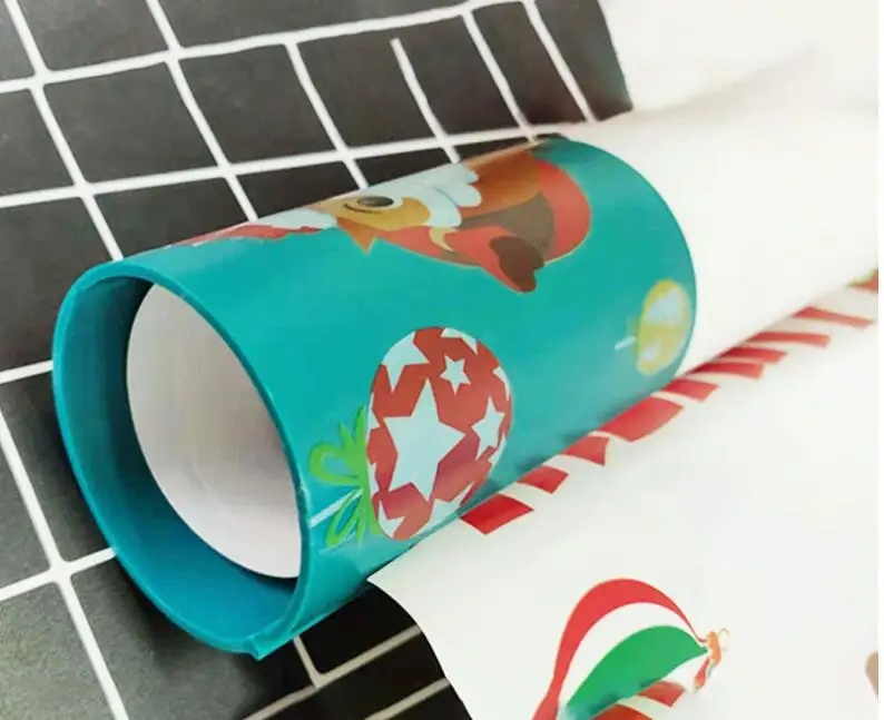 Скользящий резак для оберточной бумаги Рождественский подарок оберточная бумага рулон резак инструмент Рождество сплошной цвет мини-аппарат для резки бумаги