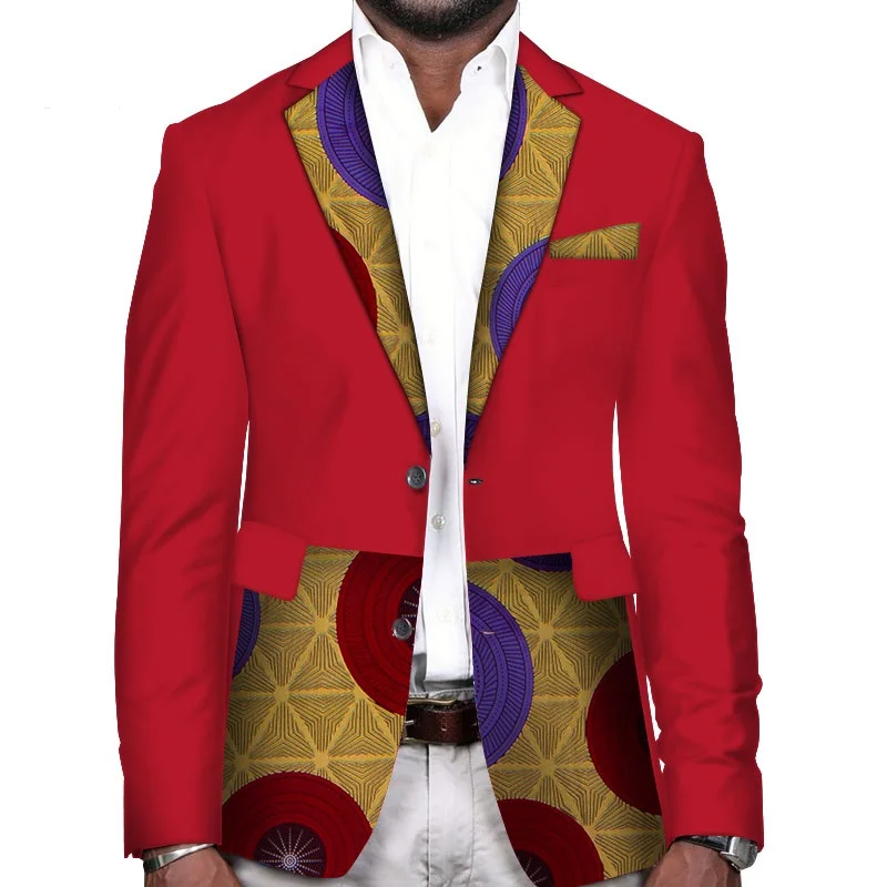 Dashiki Мужская Куртка Блейзер Bazin богатая африканская мужская одежда с Африканским
