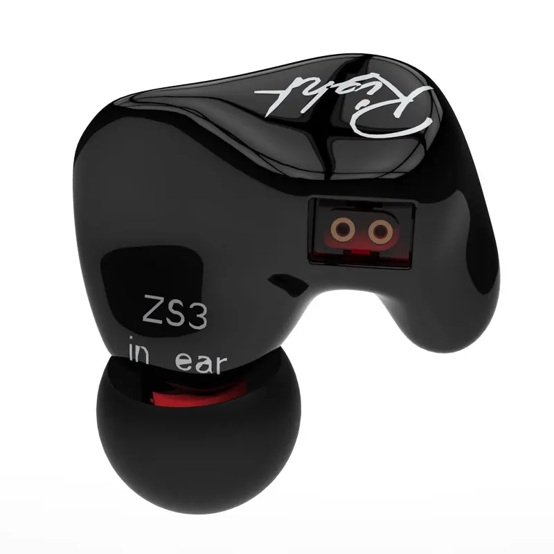 KZ Brand ZS3 Ergonomic In Ear Earphone Detachable Cable Noise Isolating HiFi Bass Music Sports Earbuds with Microphone Earphones