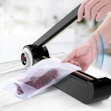 KY-300 маленькая запаечная машина для ручного прессования полиэтиленовых пакетов, запаечная машина для чайной пленки, мини-цифровой герметик для еды, 220 В, 1 шт