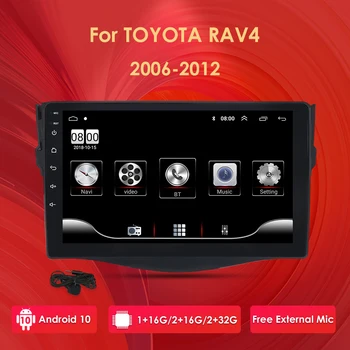 

car android gps navigation player For Toyota RAV4 Rav 4 2006-2012 car radio Multimedia stereo Navi WiFi 4G obd dvr dab cam-in pc
