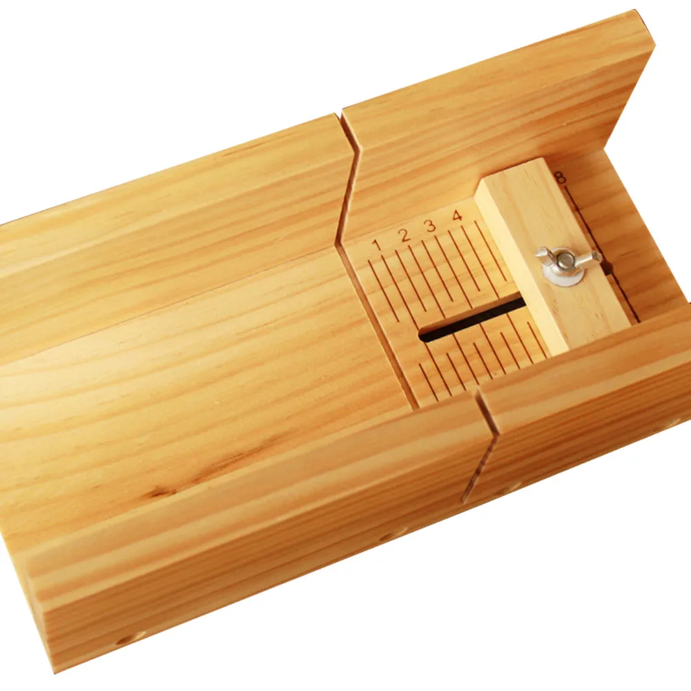 Аппарат скошенный строгальный станок Инструменты со шкалой DIY Точная Регулируемая многофункциональная свеча делая мыло Резак деревянная коробка ручной работы