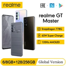 Global Version realme GT Master Edition 6.43" Snapdragon 778G 5G Smartphone 6/8GB 128/256GB  65W Super Dart Charge Moblie Phone