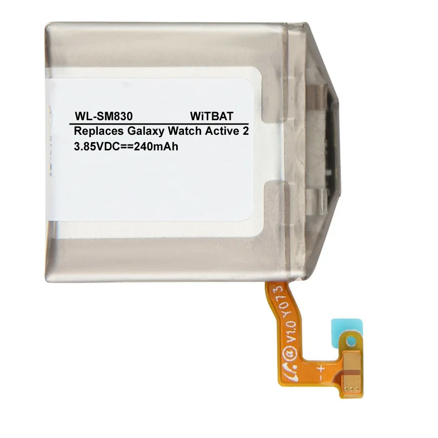 

ZHUJI 240mAh Battery for Galaxy Watch Active 2 40mm SM-R830, SM-R835 Smart Watch,EB-BR830ABY