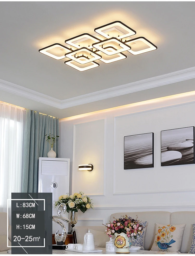 IRALAN светодиодный потолочный светильник для дома для гостиной, спальни, столовой, современный светодиодный потолочный светильник dec