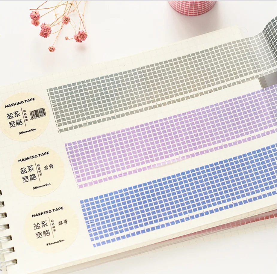Сетка васи лента японская бумага DIY планировщик клейкая клейкие наклейки с