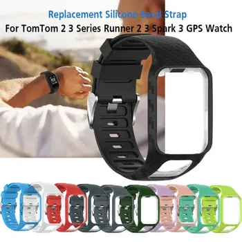 

High Quality Replacement Silicone Wrist Strap Watch Band For TomTom Runner 2 3 Sport GPS Smart Bracelet Watch Strap Accessories
