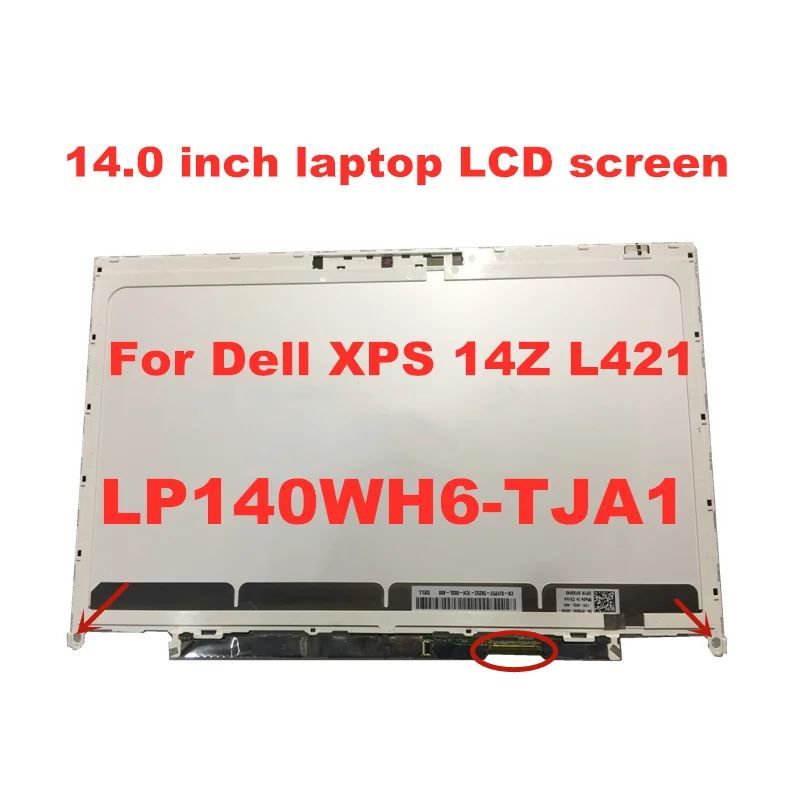 Оригинальный Жидкокристаллический дисплей для dell xps 14z Экран LP140WH6 TJA1 F2140WH6 ноутбук