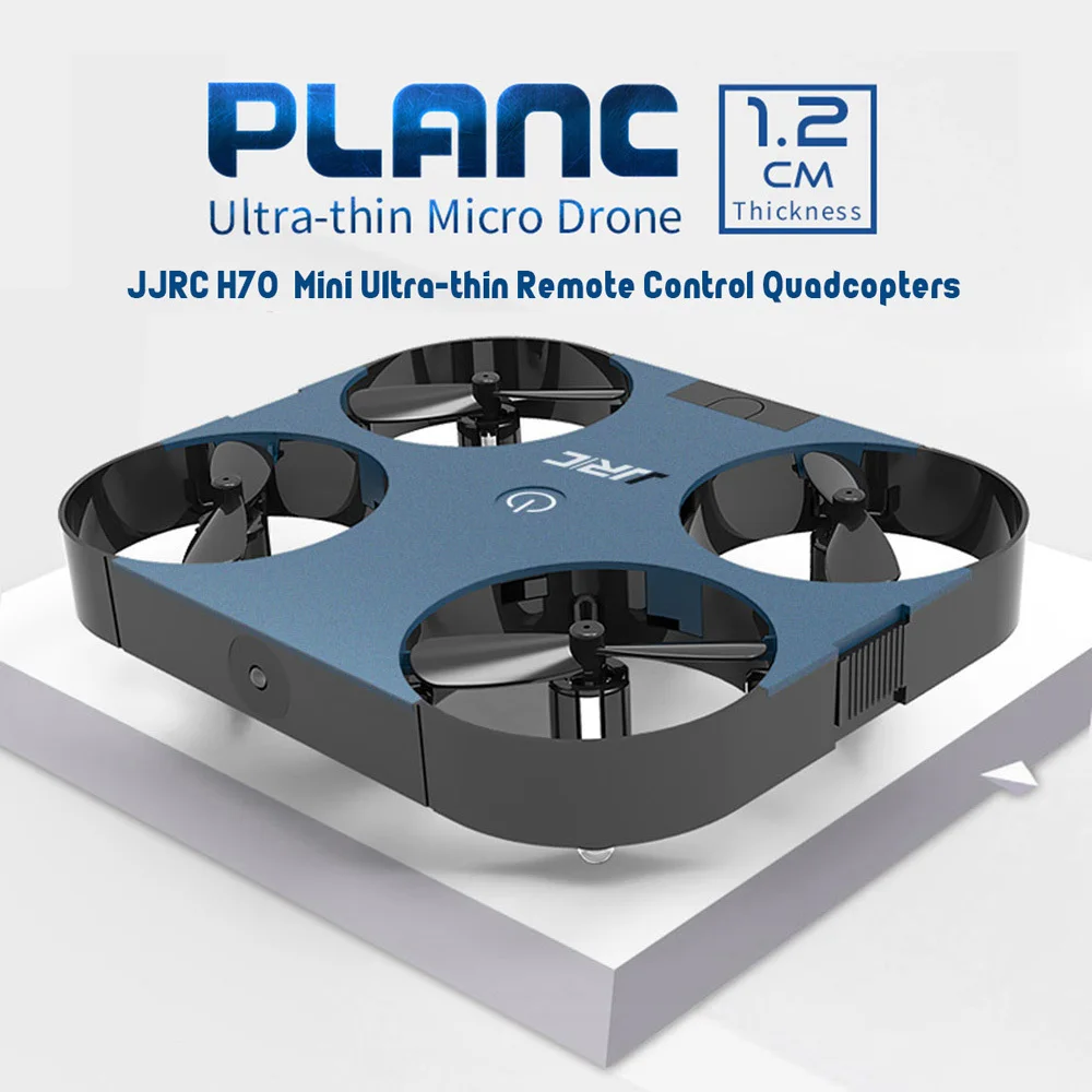 JJRC H70 мини Дрон ультра-тонкий пульт дистанционного управления Квадрокоптеры 4ch плоское отношение держать с складной ручкой Открытый игрушки