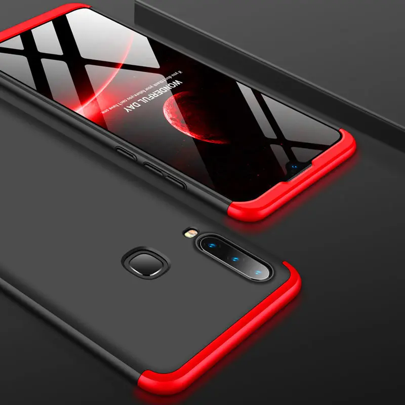 

Vivo U3X Case VivoU3X 360 Degree Protected Full Body Matte Hard Phone Case for Vivo Y17 Y15 U10 Cover + Glass Film for VivoU3X