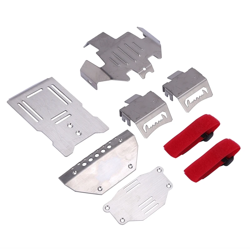 

Stainless Steel Chassis Armor Axle Protector Skid Plate for 1/10 Rc Crawler Traxxas Trx4 Trx-4 G500 Upgrade Parts