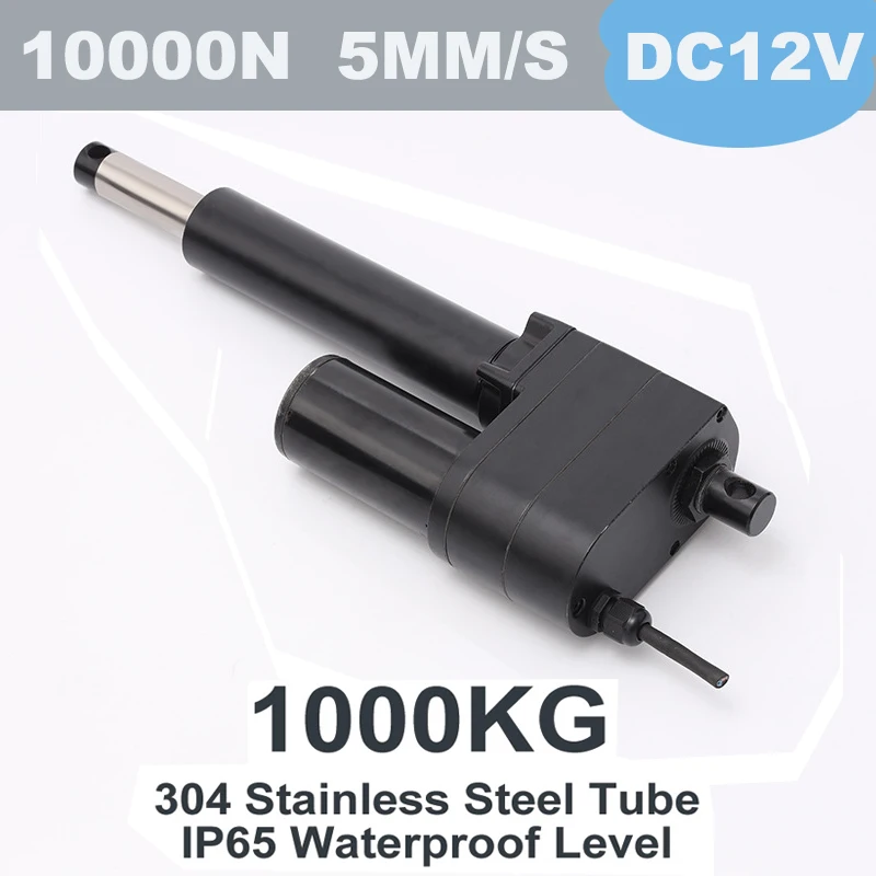 PROD 1005002964304595 Electric Linear Actuator DC 12V 10000N Push 1000k
Motor Lifter Nursing Bed Telescopic Rod Stainless Steel Pipe Waterproof
Lift