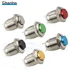 12mm Waterproof Momentary High Round Metal Push Button Switch Car Start Horn Speaker Bell Automatic Reset 12mm metal switch ► Photo 2/6