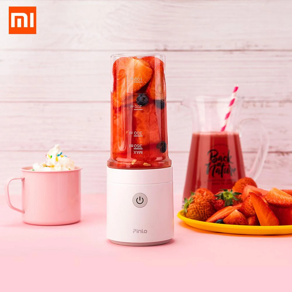 Xiaomi Pinlo 350 мл, портативная соковыжималка, соковыжималка, USB перезаряжаемая, для смузи, блендер, миксер, мини-чашка для сока, умный дом