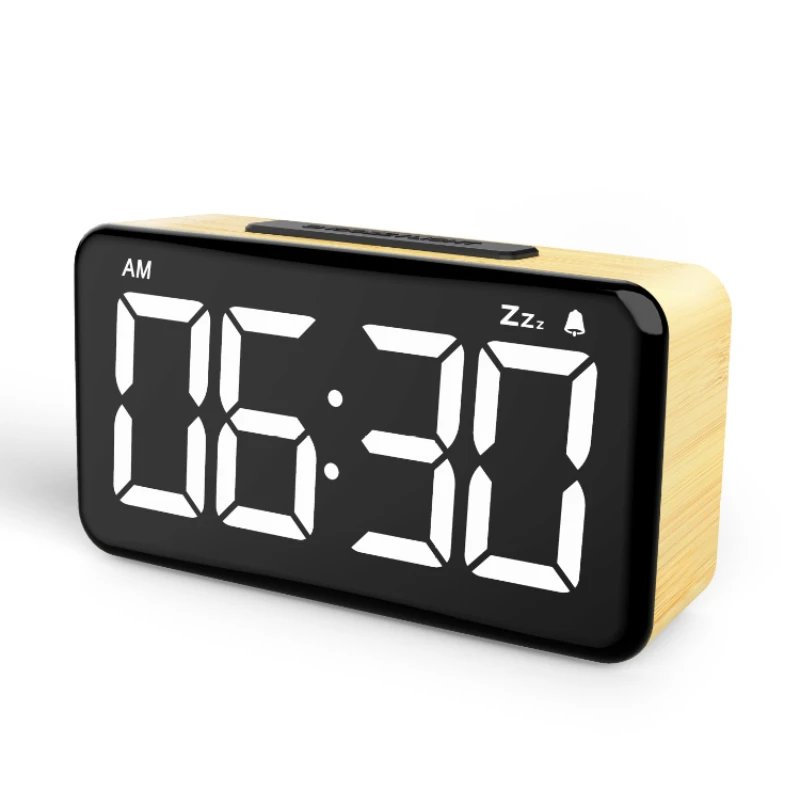 vredig titel bijl Bedside Wake Up Digital Led Clock Multifunctional Smart Light Alarm Clock  Slaaptrainer Wekker Kind Night Light For Children A - Alarm Clocks -  AliExpress