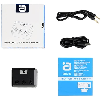 

MR235 Wireless Bluetooth 5.0 Audio Receiver APTX Optical,Coaxial & 3.5mm Aux Music Audio Adapter for Home Stereo Speakers
