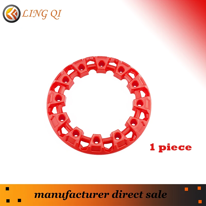 7-inch ATV Wheel Trim Hub Protection Decor Rim Cap Universal Vehicle All Terrain Wheel Plastic Cover fit to 7inch tires 7 colors