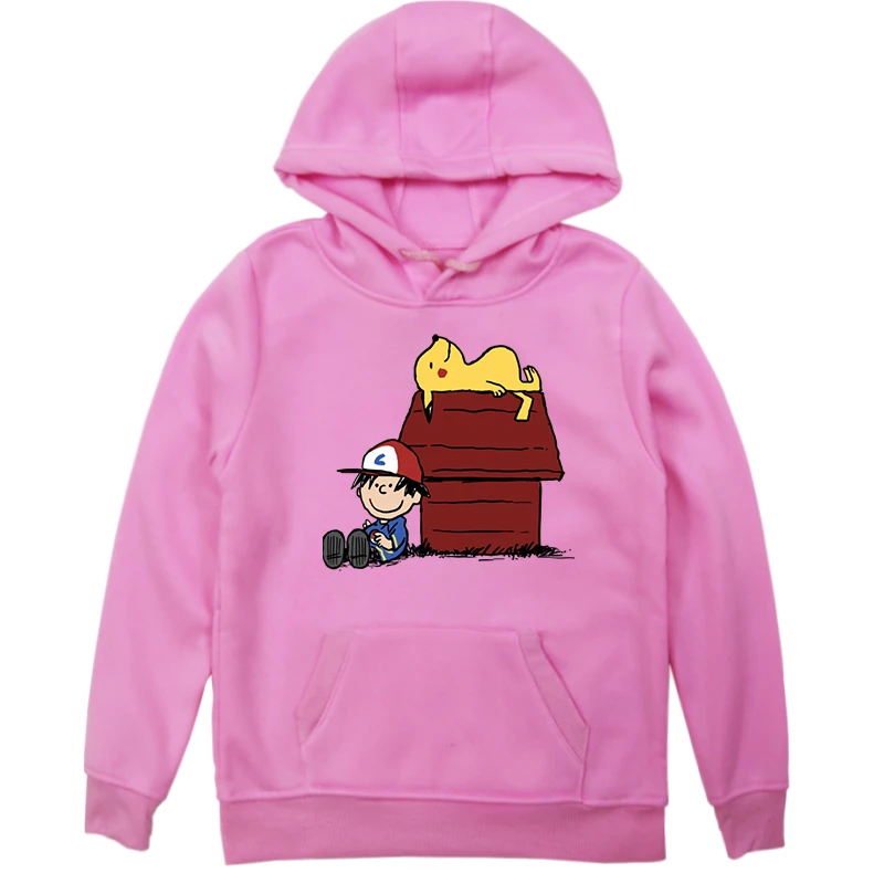 Hoodies 12 Лидер продаж, осенне-зимнее пальто Новые толстовки с принтом Покемон Пикачу Детские толстовки для мальчиков Детский ребенок дошкольного возраста девочки младенец, одежда - Цвет: Hoodies 12