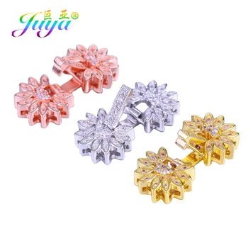 

Juya DIY Women Pearls Bracelet Necklace Making Findings Handmade Connector Closure Fastening Buckle Clasps Accessories Supplies