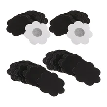 20 пар, самоклеющиеся накладки на соски для груди, накладки на бюстгальтер, одноразовые накладки на грудь, лепестки цветов, сексуальная клейкая лента, накладки на бюстгальтер