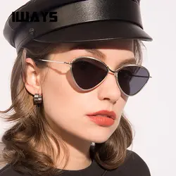 Iways multi-Тон стимпанк мужские солнцезащитные очки ретро-дизайн бренда треугольные солнечные очки модные женские очки UV400 лето