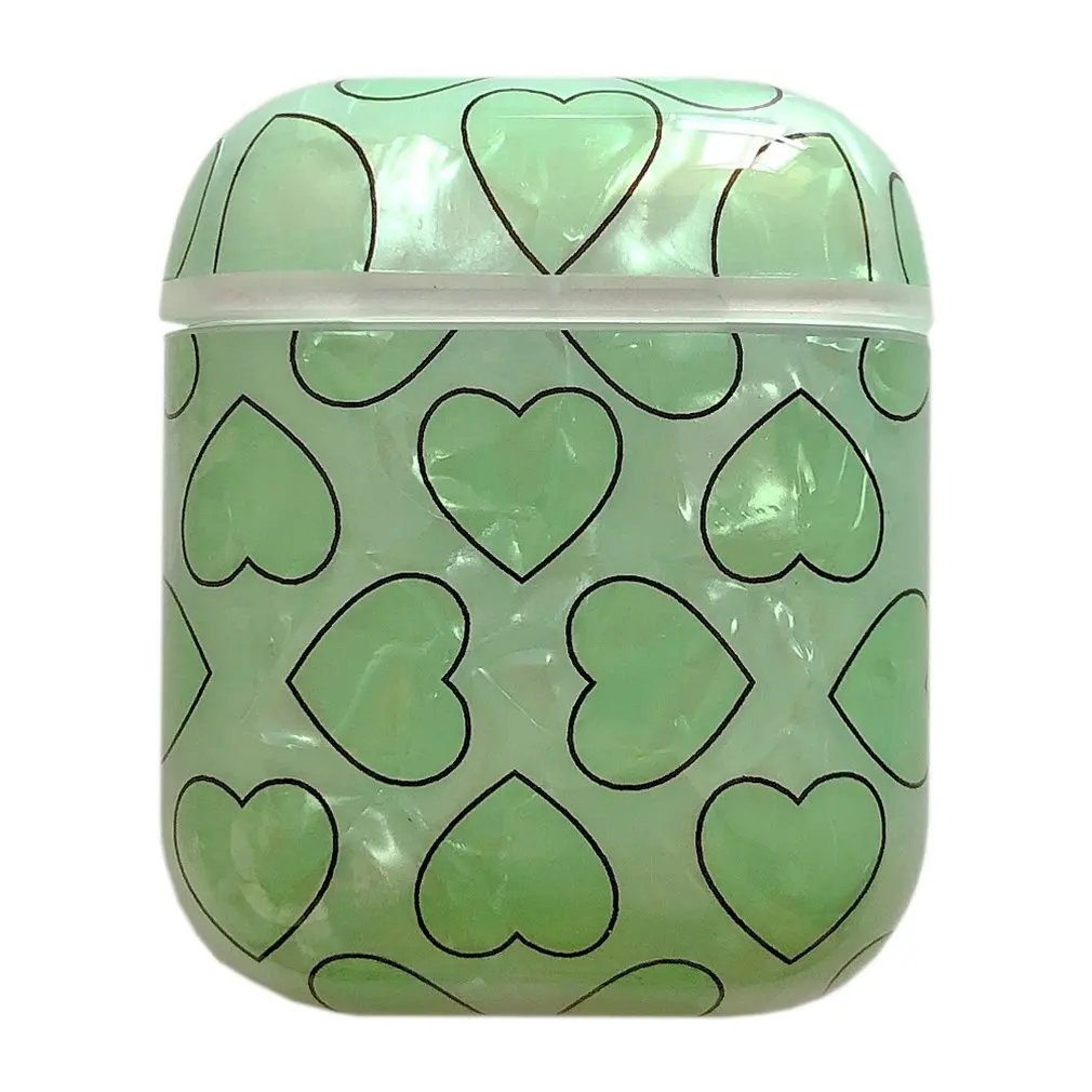 

Love Shell Pattern For Airpods2 Headphone Case Waterproof And Dustproof Wireless Headphone Protection Cover Durable