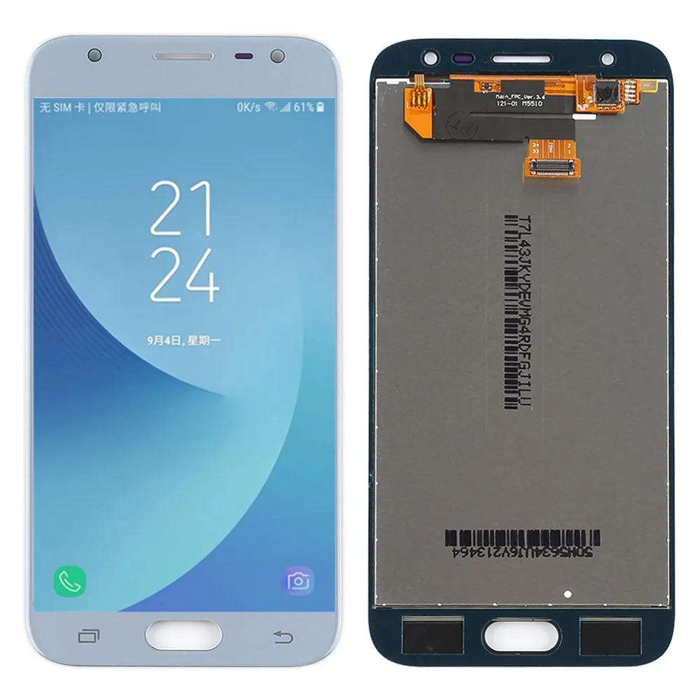 Blue without tools AAA для samsung Galaxy J3 lcd J330 J330F J330G ЖК-дисплей с сенсорным экраном дигитайзер j330 lcd для samsung J3 экран - Цвет: Blue without tools