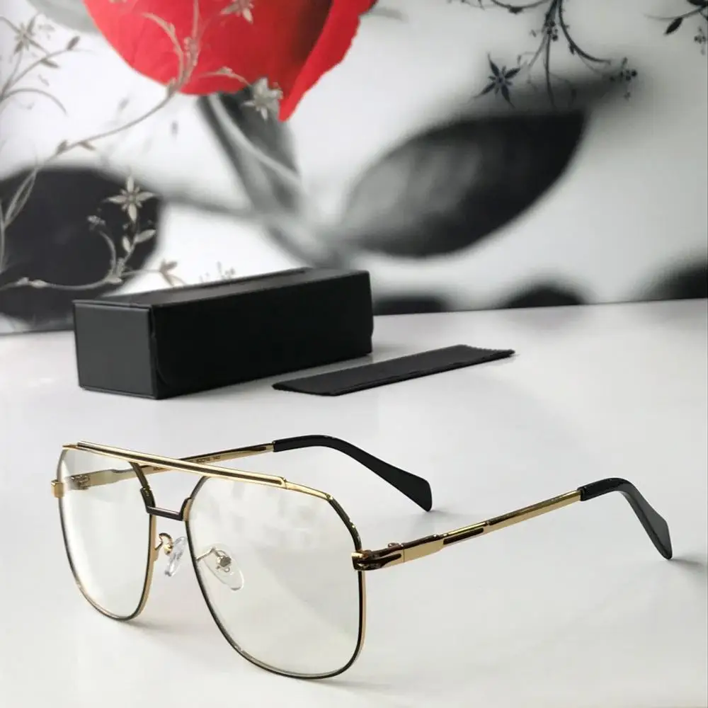 Брендовые дизайнерские солнцезащитные очки высокого качества металлическое Крепление солнцезащитные очки мужские очки женские солнцезащитные очки UV400 линзы унисекс с оригинальным чехлом - Цвет линз: B