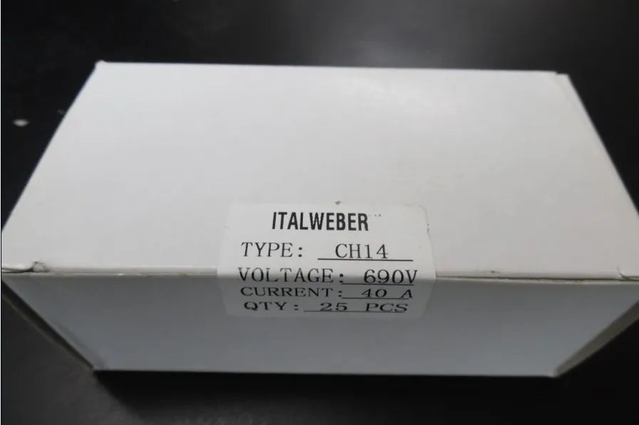 Предохранители: ITALWEBER CH14 50A 690V 1461050 aR/CH14 20A 690V aM 1432020/CH14 32A 690V aM 1432032/CH14 40A 690V aM 1432040