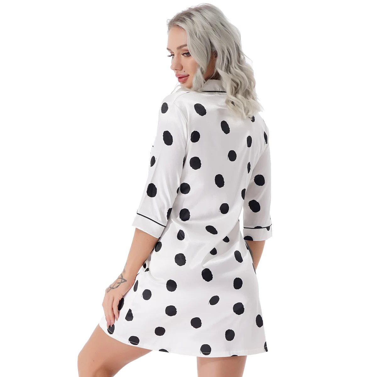  Ʈ μ ġ Į  콺  Nightdress ĳ־    ƾ 巹  M-3XL