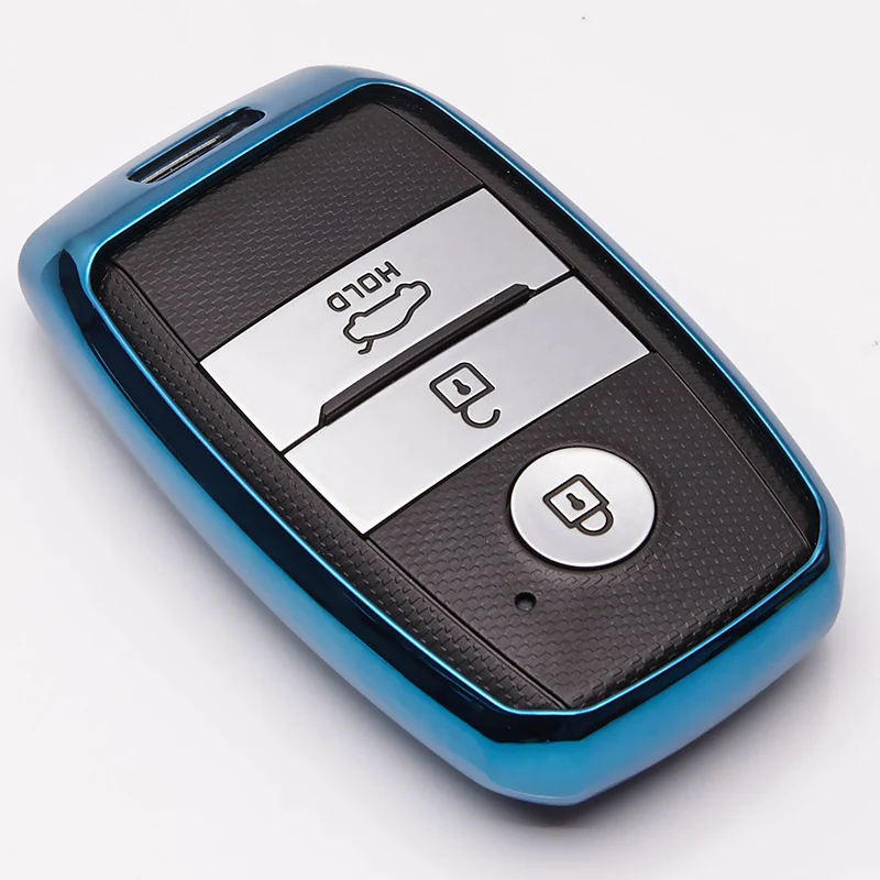 Мягкий ТПУ чехол для автомобильного ключа Kia Rio 2 3 4 K2 X Line Sportage Cerato Ceed Optima Forte 2018 2019