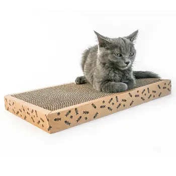 

Corrugated cardboard box is used to scrape cats, practice paw tools, laser, send catnip, chat, Christmas cats, cat games