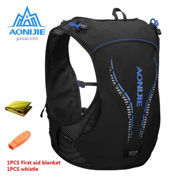 

AONIJIE New 5L Advanced Skin Backpack Hydration Pack Rucksack Bag Vest Harness Water Bladder Hiking Running Marathon Race C950