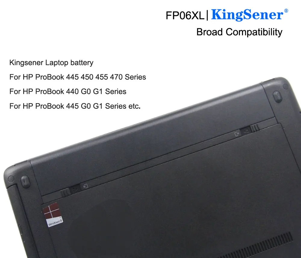 KingSener 11 1 В 5600 мАч FP06 Аккумулятор для ProBook 440 445 450 470 455 G0 G1 Series 707617 421 708457 001 708458 FP06XL