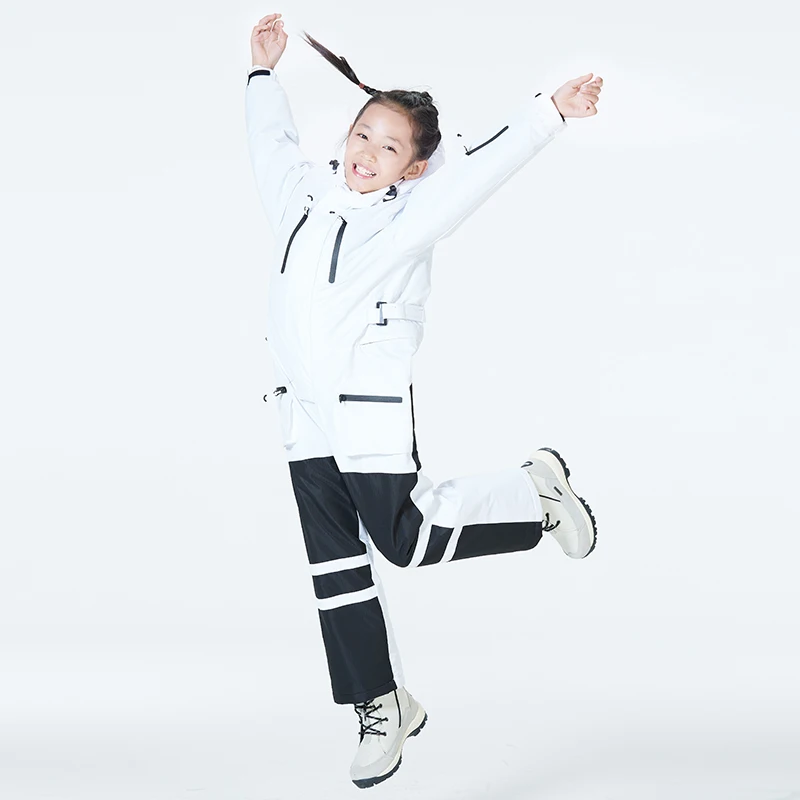 Children Skiing Suit Children's Jumpsuit Ski Wear Snow Suit Snowboarding Clothing Waterproof Winter Outdoor Costumes Boy and Girl's Clothing