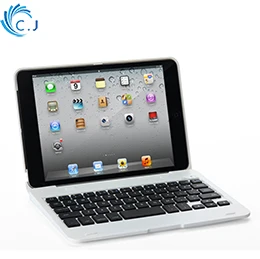 CJ Мини Портативный беспроводной Bluetooth чехол для клавиатуры для Apple IOS F1+ для iPad MINI 4,5 и F1 для IPad mini 1, mini 2, mini 3 - Цвет: F1-White