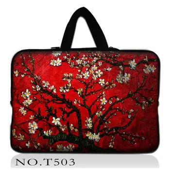 

Red Prunus Sleeve Case Bag Pouch Cover For 13 inch 13.3" Apple Macbook Pro Notebook Laptop