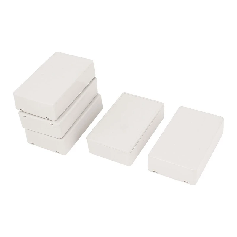 

5PCS Plastic Waterproof Sealed Electrical Junction Box 100mm x 60mm x 25mm