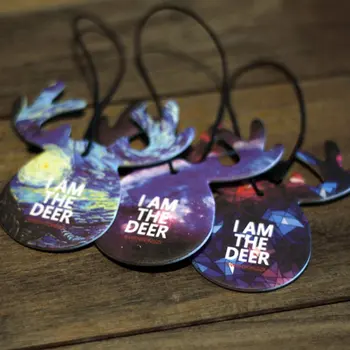 

Car fragrant film deer car hang car aromatherapy deodorant odor paste pendant