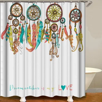 

71"x71" Waterproof Shower Curtains for Bathroom Home Decor Polyester Fabric Shower Curtains Geometric Pattern Shower Curtains