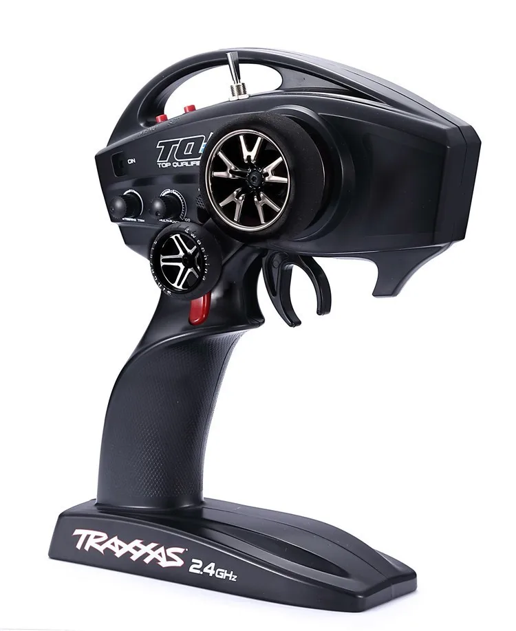 AJRC TQI One-Hand Steering Wheel Controller for 1/10 Rc Tracked Vehicle Traxxas SUMMIT X-MAXX E-REOV Trx4 BRONCO Trx-6 Tactics