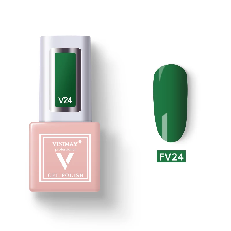 VINIMAY 60 Цветной Гель-лак для ногтей vernis полуперманентный УФ-гель лак-праймер впитывающий Гель-лак для ногтей Полировочный Гель для маникюра - Цвет: FV24