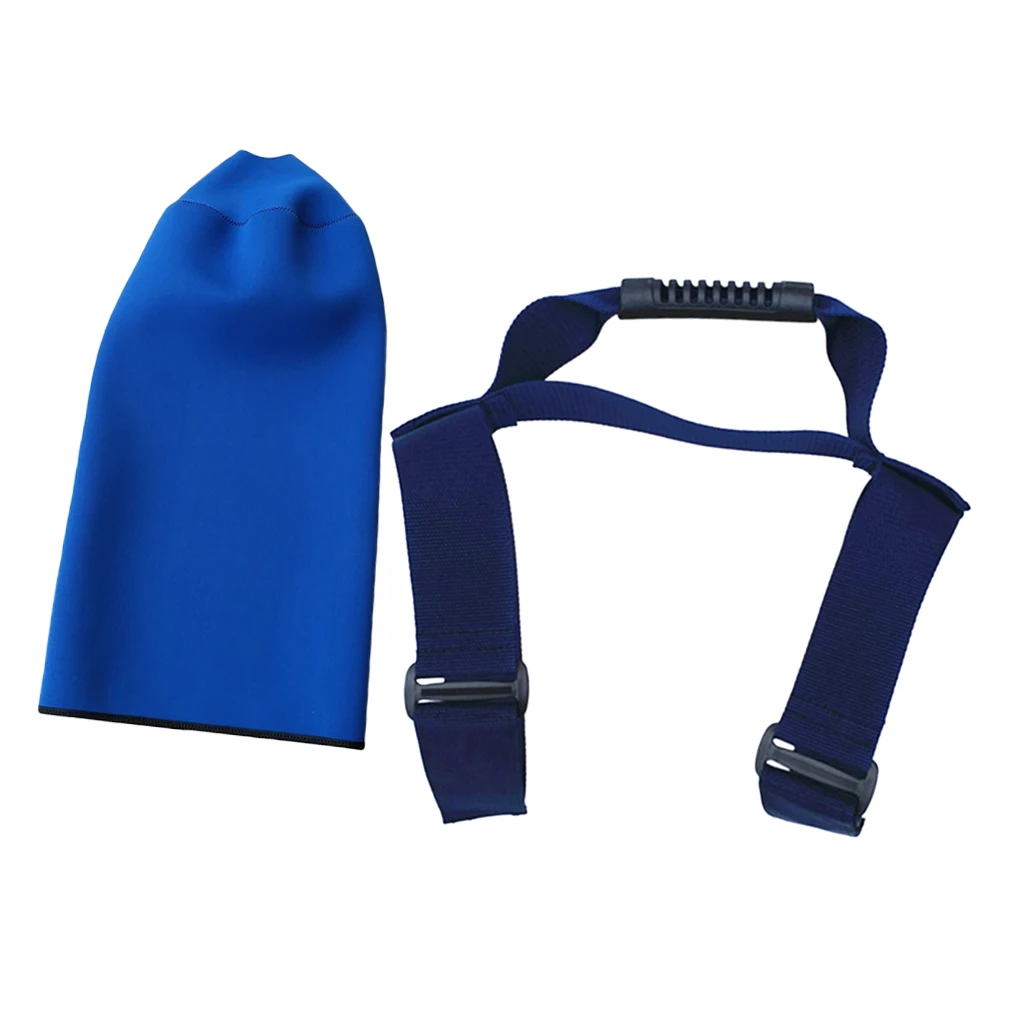 Синий Резервуар для дайвинга с защитным рукавом и трубкой для дайвинга - Цвет: Синий