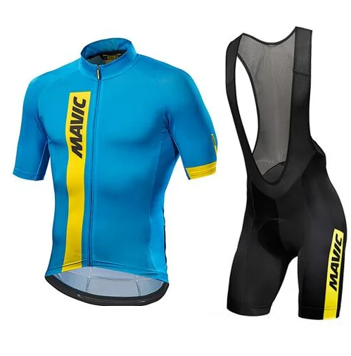 4 Mavic Radtrikot Sommer Team Kurzarm Radfahren Set Bike Bekleidung Ropa Ciclismo Radfahren Kleidung Sport Anzug - Цвет: 4