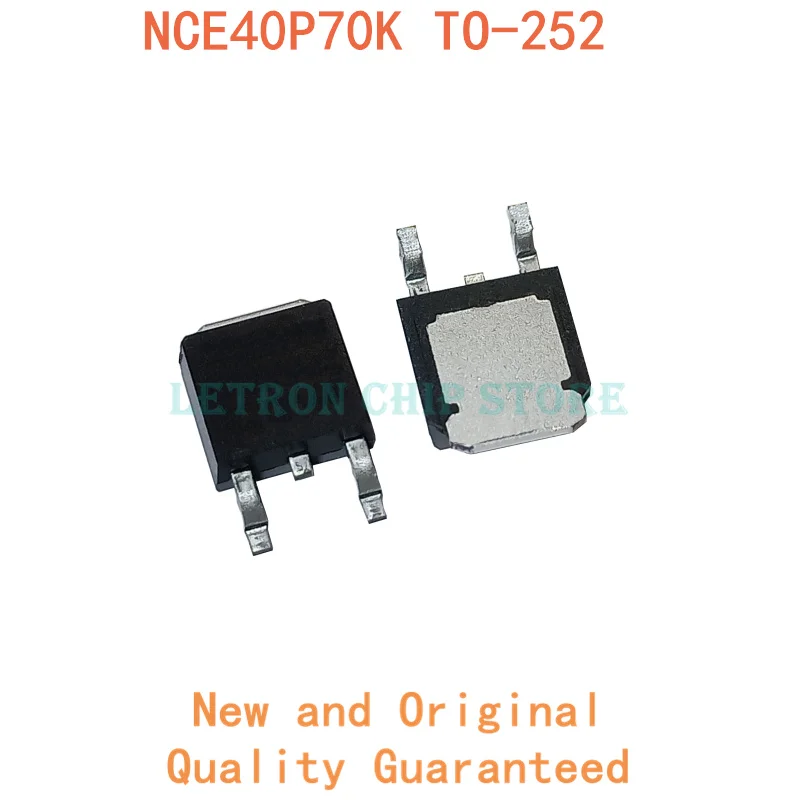 

Новый и оригинальный чипсет IC NCE40P70K TO-252 70A 40V P-CH TO252 DPAK SMD MOSFET, 10 шт.