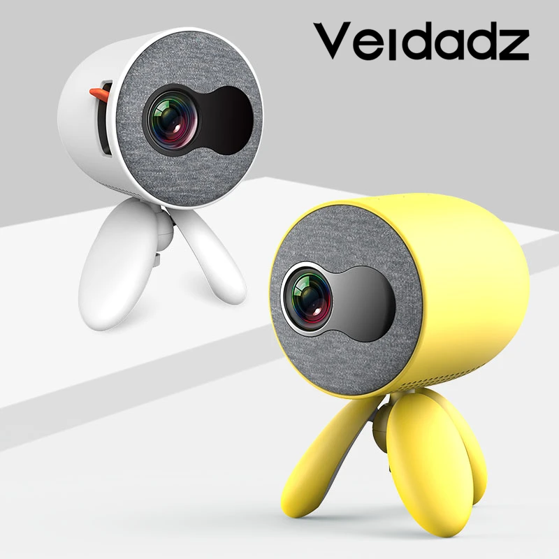 Портативный мини проектор VIEDADZ YG220 милый детский подарок видеопроектор с поддержкой воспроизведения HD 1080P| |