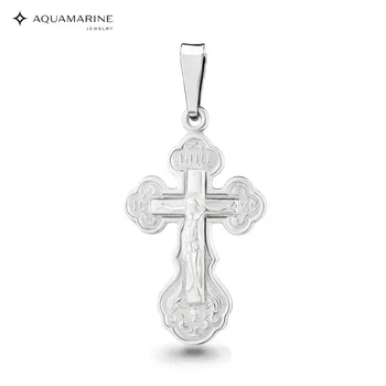 

Cross Orthodox AQUAMARINE without inserts Silver 925