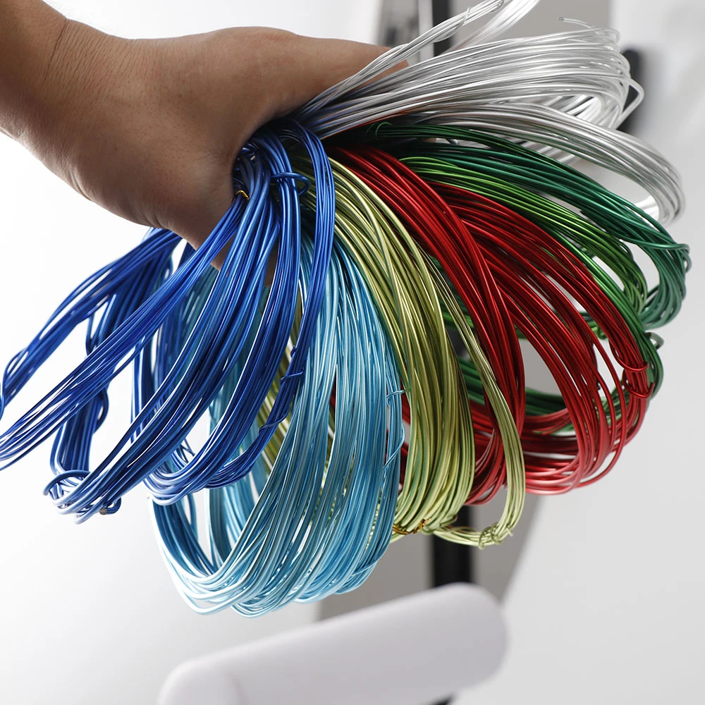 3~5m/lot  Anadized Color Aluminum Wire 1mm/1.5mm/2.mm/2.5mm Jewelry Wire Metal Craft Wire For DIY Handmade Jewelry Makings Jewelry Findings & Components near me