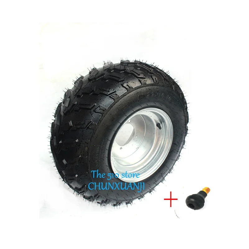 Best-selling GO KART KARTING ATV UTV Buggy 22X10-10 Inch Wheel Tubeless Tyre Tire With Aluminum Alloy Hub